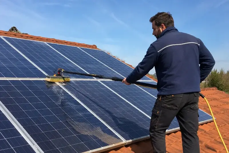 Nettoyage et entretien de panneaux solaires à Saint-Victor-de-Malcap
